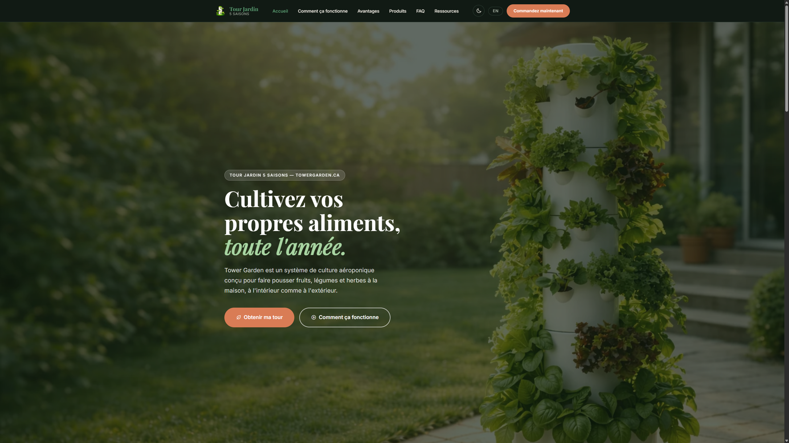 Tour Jardin 5 Saisons